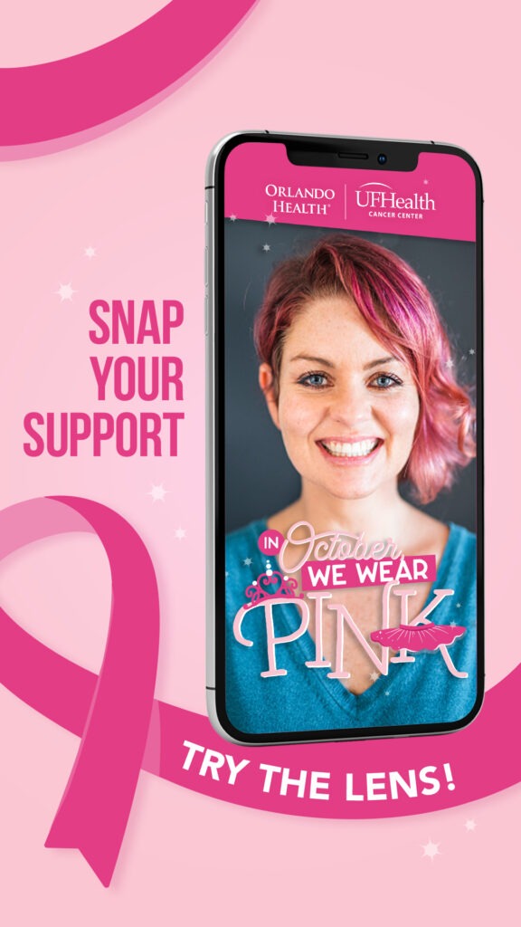 6932 71863 PAID DIGITAL Breast Cancer SnapChat Lens Ad